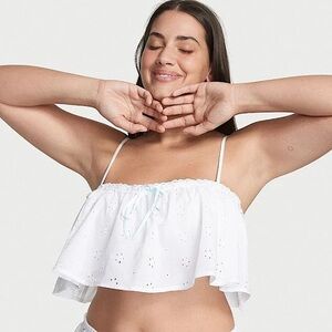 NWT Victoria's Secret eyelet lace cami pajama top